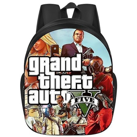 Grand Theft Auto Backpack Student Skolväska