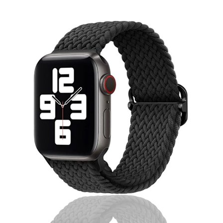 Urrem til Apple Watch iWatch 42/44/45/49MM glidespænde sort