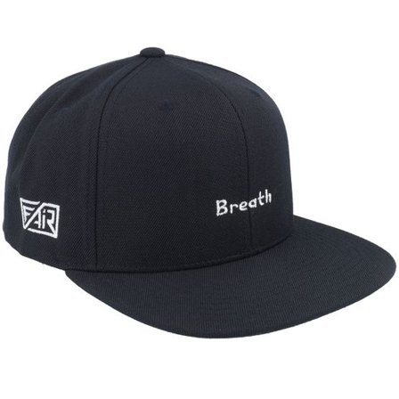 Fair - Svart snapback Keps - Breath Black Snapback @ Hatstore