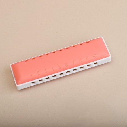 1 st Harmonica för barn (rosa), 10 hål munspel munorgel musikinstrument leksak present till barn