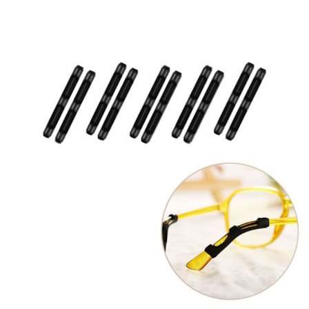 5 par anti-slip silikone brilleholder