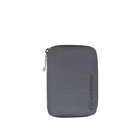 Lifeventure Rfid Mini Travel Wallet, Recyc valuable storage Grey ONESIZE