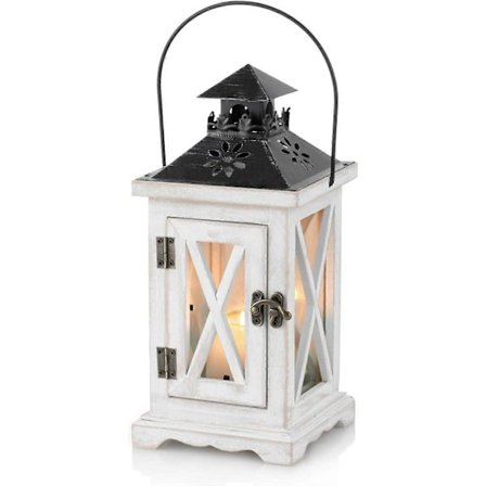 Telysholder i tre, lykt, vintage dekorative telyslykter for rustikk bryllupsbordpynt, hengende lykt, bondegårdshjem dekor innendørs og utendørs