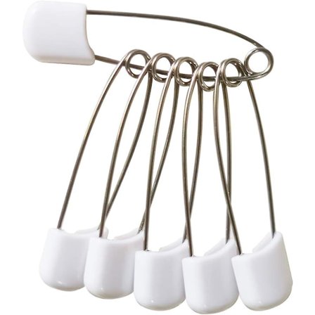 70 st plast säkerhetsnålar 2 tum rostfria stift - Säkerhetslås baby tygblöja blöjnålar 2,2 tum