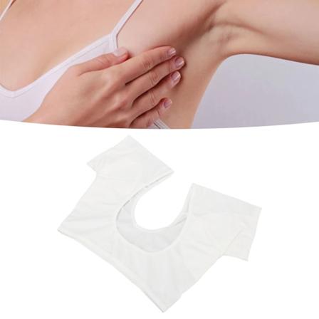 Kvinners underarm svettevest vaskbar gjenbrukbar kort ermet armhule vakt vest for Lady M