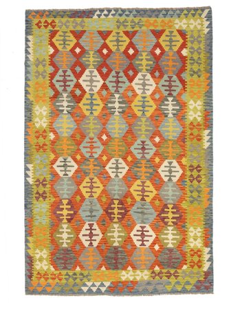 Alfombra Oriental Kilim Afghan Old Style 198X300 (Lana, Afganistán)