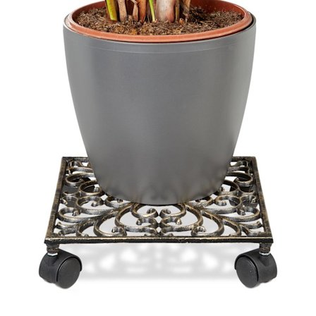 Planterulle i støbejern