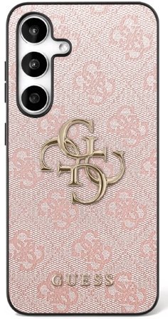 Guess Big 4G Classic Logo Etui til Samsung Galaxy S25 FE - Pink