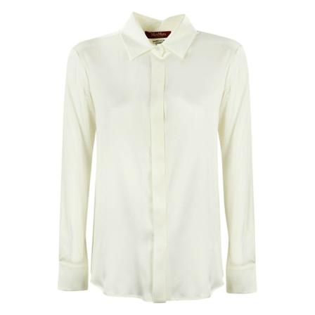Max Mara Studio, Shirts Biały, Kobieta, Rozmiar: 2XS