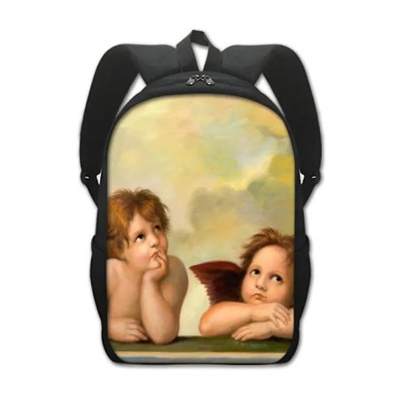 Engel med brukne vinger, ryggsekk for unge jenter, gutter og tenåringer, reiseveske for barn, stor kapasitet, skuldervesker for studenter~09804