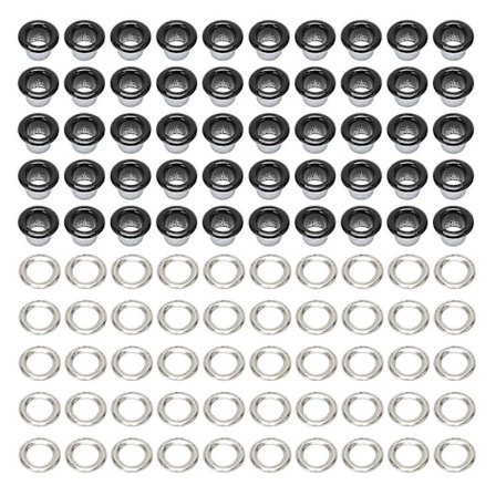 500 Set Öljettkit 6mm Rund Koppar Utsökt Lättanvänd Multipurpose Öljettkit för Reparation Deco