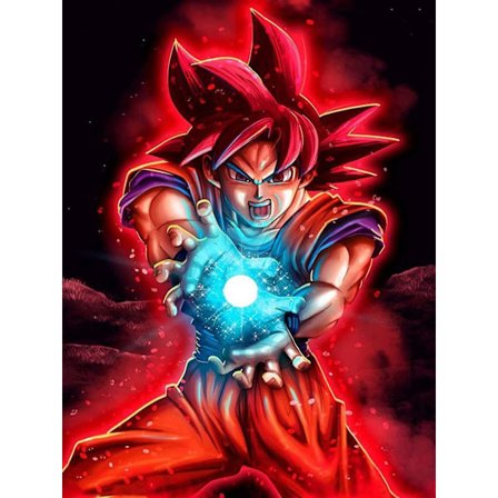 Japansk anime super Saiya, full circle drill kit anime cross st
