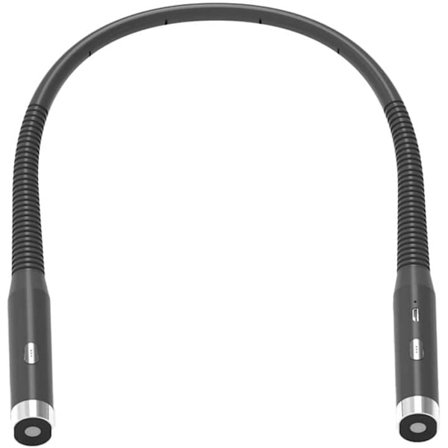 Halslampe Natlampe Lommelygte LED Læselampe Bærbar Foldbar Studielampe Seng Læsebogslampe 3 Lysstyrke Niveau