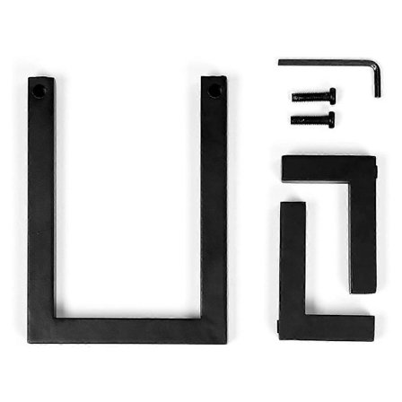 Vinylskivsförvaringshållare, Svart LP-skivhållare, Metallalbumförvaring för vinylskivor, Skivställ