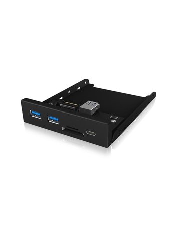 ICY BOX 3x Port USB 3.0 Hub (2x USB 3.0, 1x USB Type-C), miniSD/SD card reader