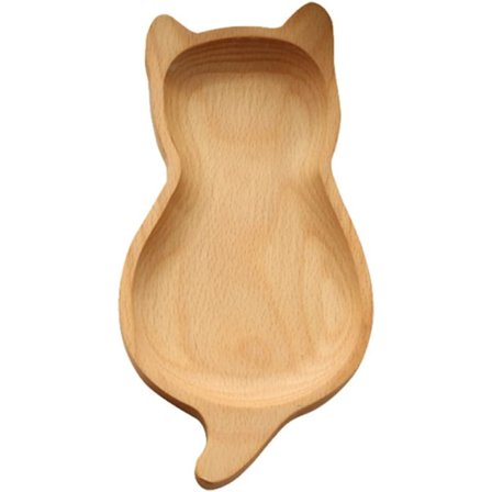 Puinen kissakarkkitarjotin, puinen tarjotin kissan muotoinen tarjotin puinen tarjotin vi