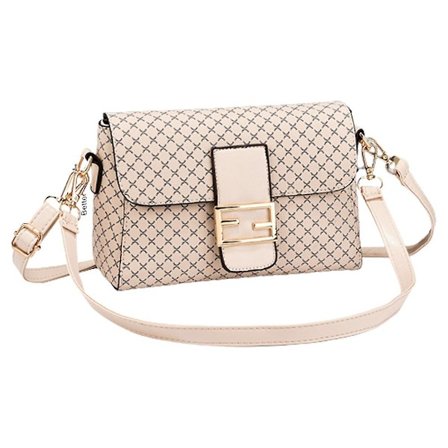 Crossbody tasker til kvinder - Trendy designer skuldertaske - Klassisk håndtaske med justerbar rem - Khaki