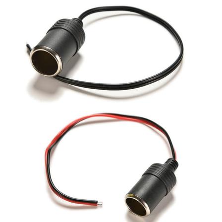 Ny 12v hunn bil sigarettuttak Stikkontakt Kontakt Ca Svart rød One Size Black red One Size