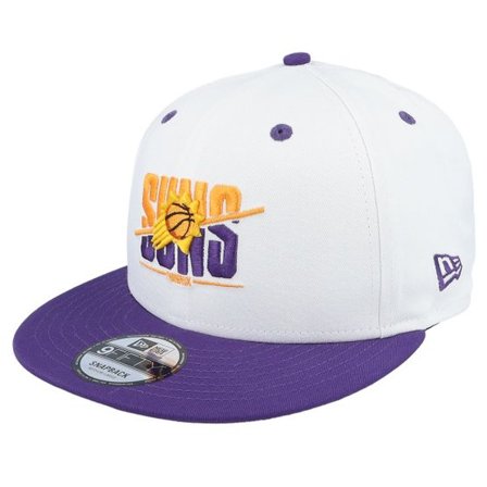 New Era - NBA Vit snapback Keps - Phoenix Suns White Crown 9FIFTY White/Purple Snapback @ Hatstore