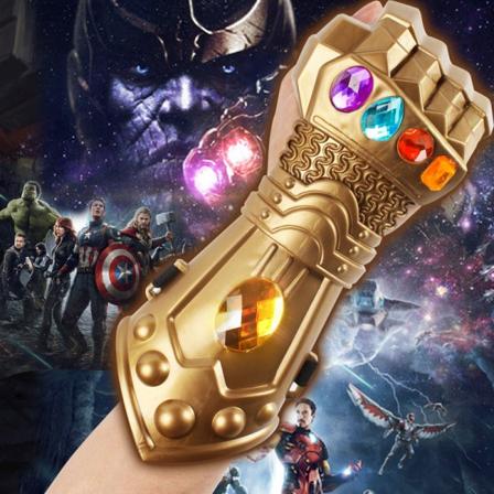 Gauntlet Avengers Infinity War Gloves Superhjälte Avengers Thanos Glove Pukujuhlat default