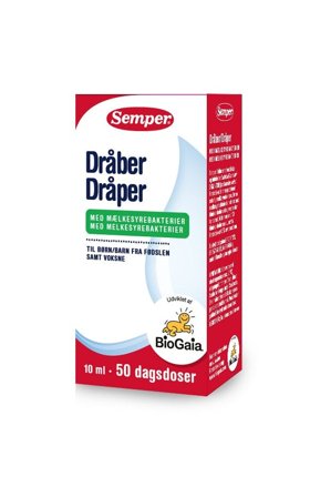 Semper dråper melkesyrebakt 0+