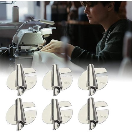 Syning Rullede Kant Trykfod, Bred Rullede Kant Trykfod Symaskine Trykfod Søm Guide Kit Til Hjem Industriel Syning Tilbehør