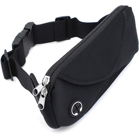 Vyölaukku Säädettävällä Hihnalla, Vedenpitävä Vyölaukku Miehille Naisille Juoksulaukku Kuulokeaukolla Koiran Ulkoilutukseen, Kuntosalille