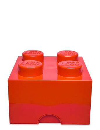 LEGO STORAGE Lego Storage Brick 4 - Red - 25X12X18CM