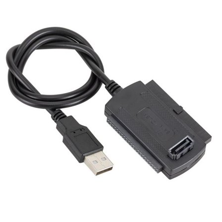 USB 2.0 til IDE/SATA-kabel 50 cm
