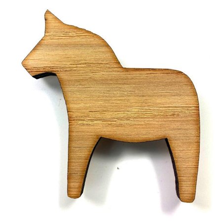 Magnet i trä - Dalahäst