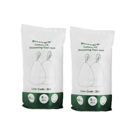 Rootz Skraldespande med snoretræk - Skraldepose - Skraldepose - Skraldepose med snøre - Skraldespande med snøre - Stærke affaldssække med snøre - Hvid