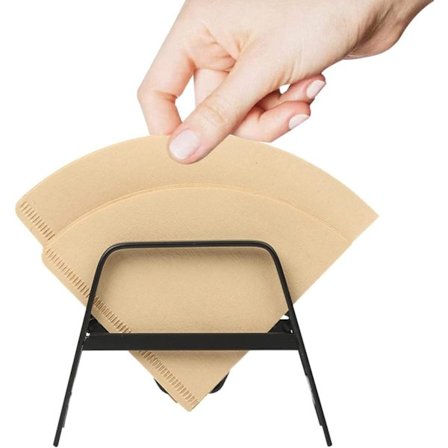 Metall kaffefilterhållare Metall kaffefilter Pappersbehållare S