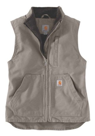 Carhartt Workwear Carhartt W's Sherpa Lined Mock Neck Vest Taupe Grey
