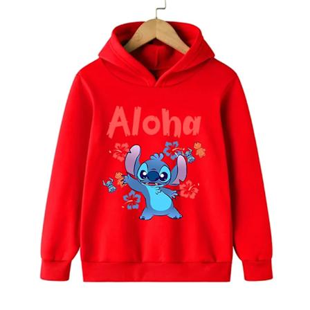 Hauska 90-luvun jouluinen Stitch-huppari lapsille, piirrettyj vaatteita, tyt ille ja pojille, Lilo ja Stitch -paita, vauvan rento yl osa 938 938 160CM