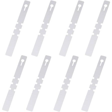 100 stk. Plastplantetiketter, Rullede Hengende Plantetiketter,