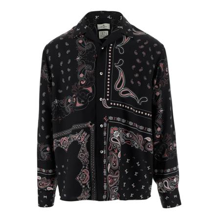 Etro Shirt Sort, Herre Skjorter