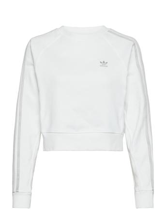 Adicolor Classics High Shine Crew Sweatshirt W White Adidas Originals