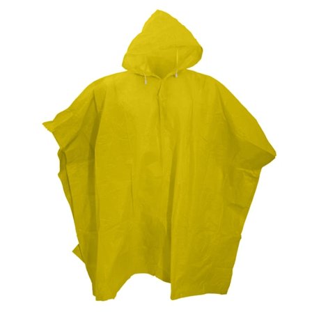 Splashmacs Unisex Lätt Regn Poncho ONE Gul