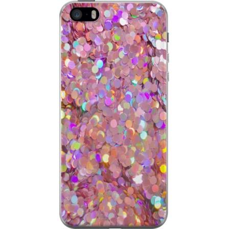 Apple iPhone SE (2016) Läpinäkyvä kuori Kimalteleva