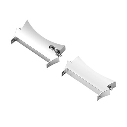 Hopeup 1 par watch Robust rostfritt stål Smartwatch-remadapter Spännebyte för Samsung Galaxy Watch 4/ watch 4 Cla