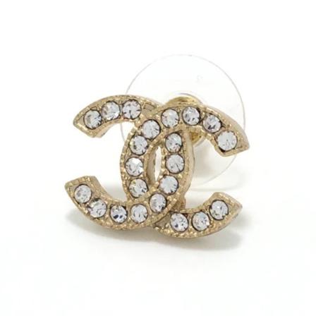 Chanel Vintage Pre-owned Earring Gul, Dame Vintage Smykker, Størrelse: ONE Size