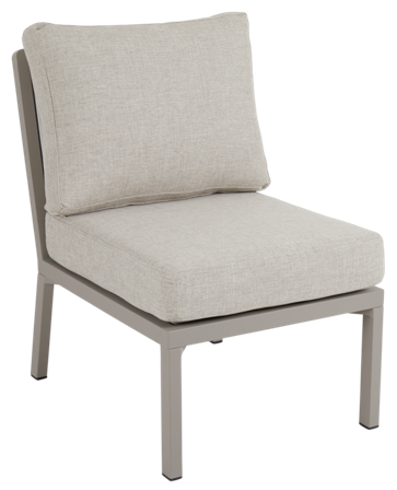 Brafab Samvaro High Modulsoffa mittdel Khaki/Sand, Utemöbler