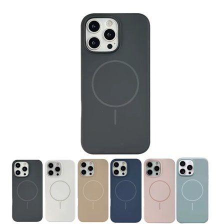 iPhone 16 Pro Max Skal Silikon Magsafe - Rosa