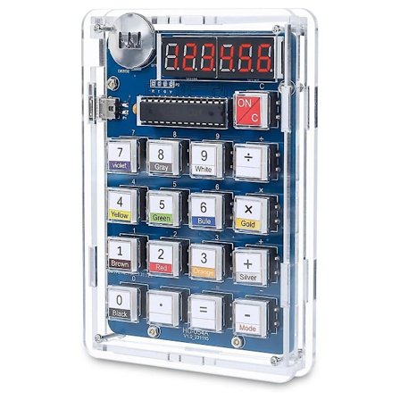 Svejseøvelsessæt, 6-cifret DIY lommeregnersæt USB/batteridrevet bordlommeregner svejseprojekt elektronik sæt
