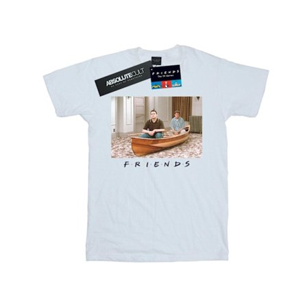Friends Dam/Damer Joey Och Chandler Båt Bomull Boyfriend T-shirt