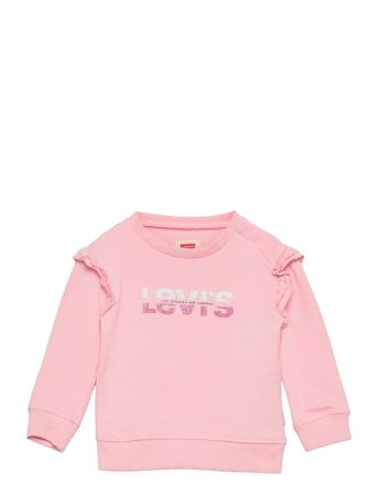 Lvg Ruffle Crew Sweatshirt Pink Levi's
