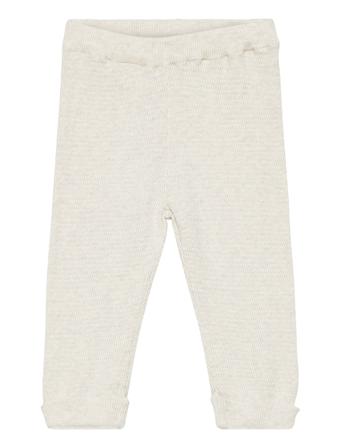 Nbnotter Knit Pant Bukser Hvit Name It*Betinget Tilbud