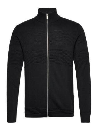 Slhmaine Ls Knit Cardigan W Black Selected Homme