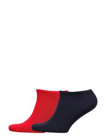 Th Women Sneaker 2P Lingerie Socks Footies/Ankle Socks Rød Tommy Hilfiger