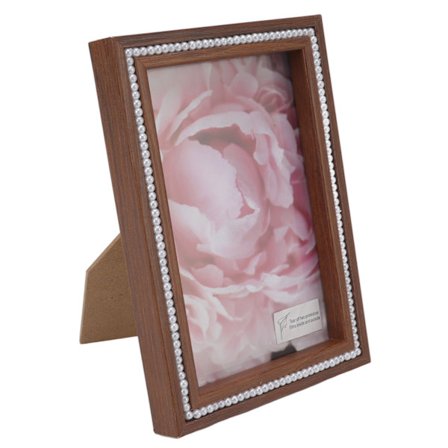 Vintage fotoram utsökt utseende transparent omslag fotoram prydnader för heminredning semestergåvor S(12.1x17.2x2cm / 4.7x6.8x0.8in)